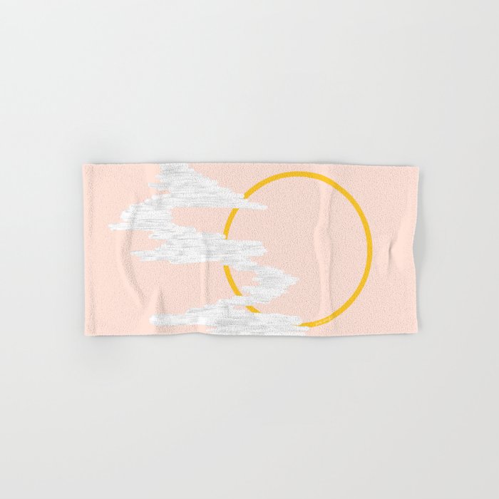 Abstract clouds #Sun #abstract #clouds Hand & Bath Towel