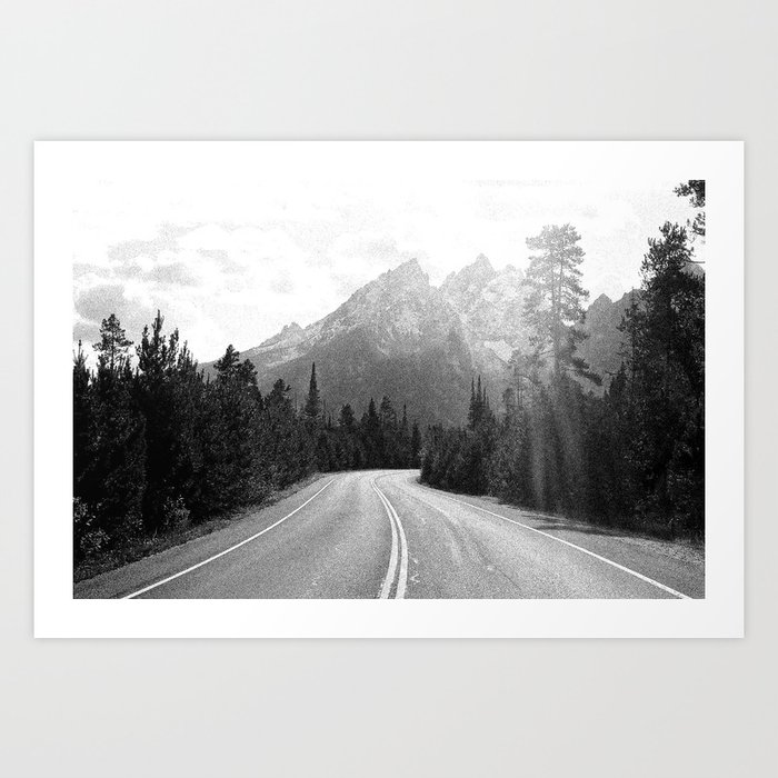 Road to the Tetons - Nature Photography Art Print