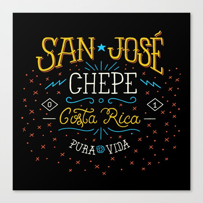 San José - Chepe  Canvas Print