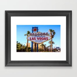Welcome To Las Vegas Framed Art Print