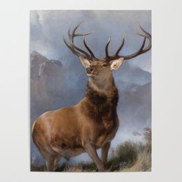 The Monarch Of The Glen by Edwin Landseer Poster