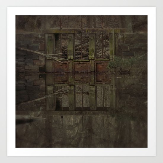 the gates are closed Art Print