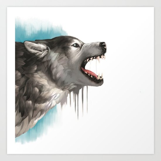 sangre fría Art Print