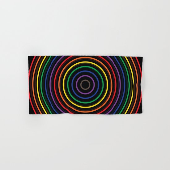 Colorful circle Hand & Bath Towel