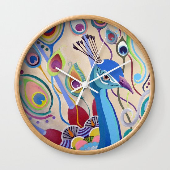 Peacock Wall Clock