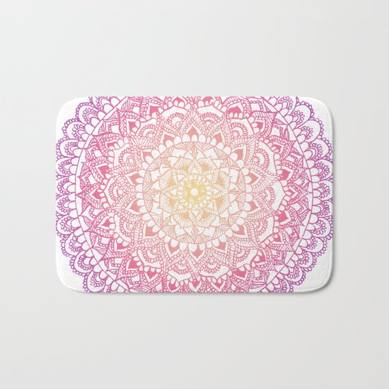 Sunset Mandala Bath Mat