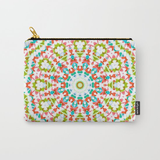 Kaleidoscope . Village . Carry-All Pouch