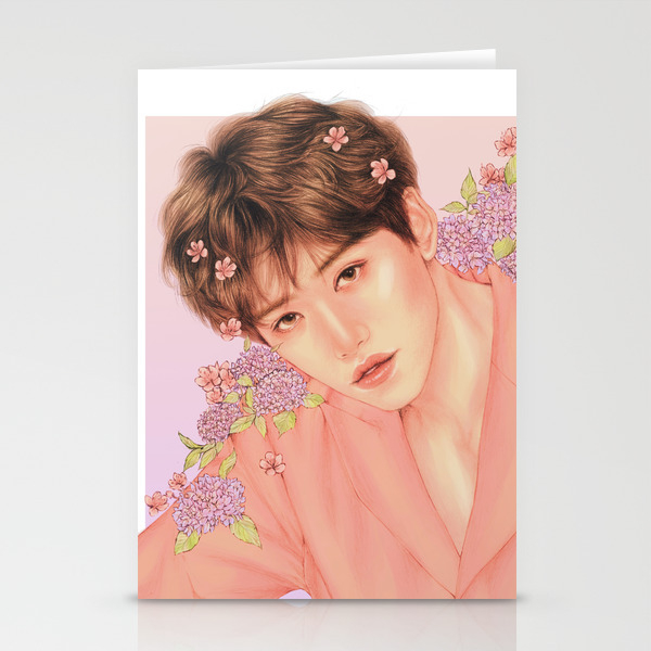 Hydrangea Lucas Nct Stationery Cards By Aerinah Society6