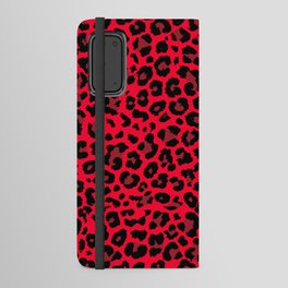 Red leopard print Android Wallet Case
