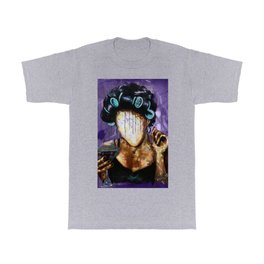 Undressed X PURPLE T Shirt | Watercolor, Gettingready, Lady, Drinking, Hair, Bachelorette, Gettingdressed, Drinks, Digital, Rollers 