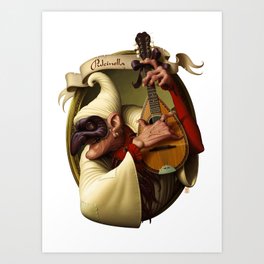 Pulcinella Art Print