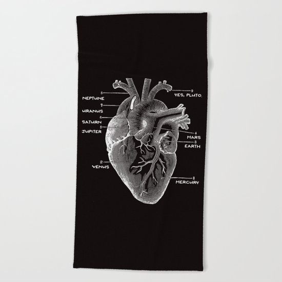Solar Vascular System Beach Towel