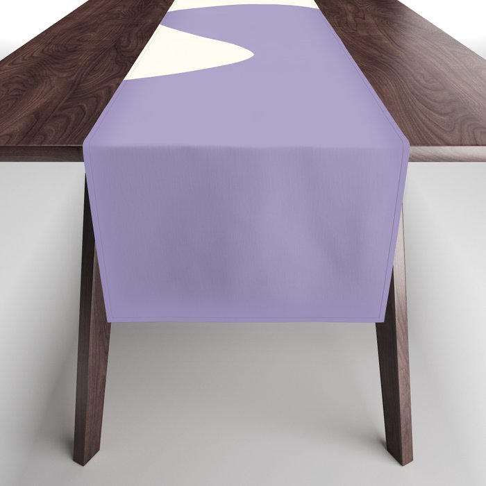 Abstract minimal plant color block 6 Table Runner