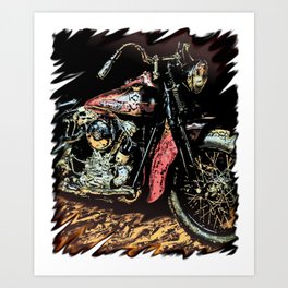 Motorcycle Art Print