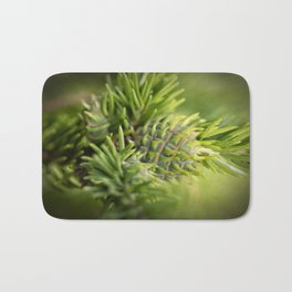 Green christmas tree Bath Mat