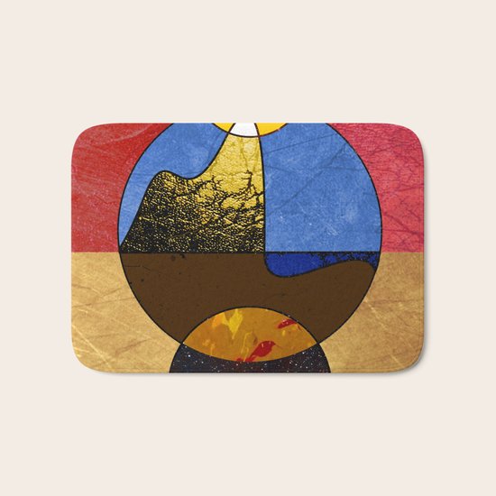 Abstract #117 Bath Mat
