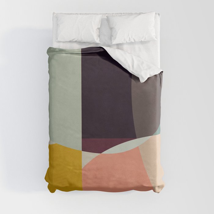shapes abstract Duvet Cover