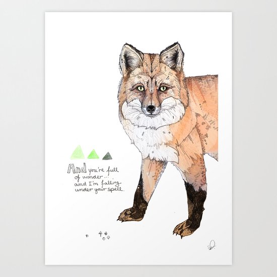 Fox Art Print