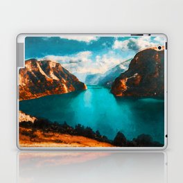 A day at the lake Laptop Skin