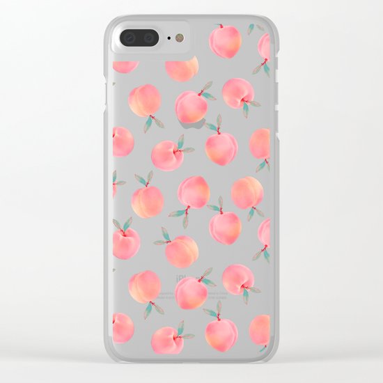 PEACH Clear iPhone Case