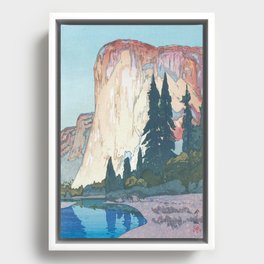 Hiroshi Yoshida, El Capitan Yosemite California United States Of America - Vintage Japanese Woodblock Print Art Framed Canvas