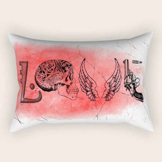 LOVE Rectangular Pillow