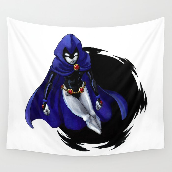 Raven from Teen Titans Beach Towel