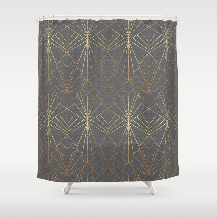 Textured Grey Shower Curtain, Wellington Shower Curtain
