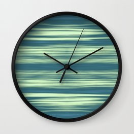 Abstraction Serenity in Afternoon at Sea Wall Clock