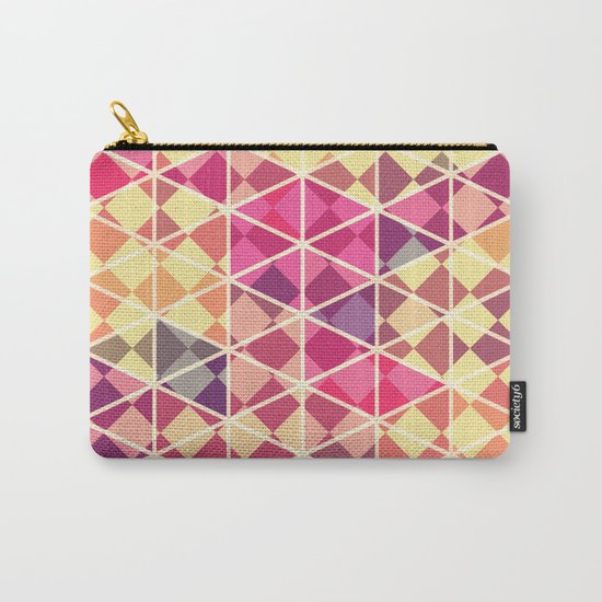 Love triangle pattern art Carry-All Pouch