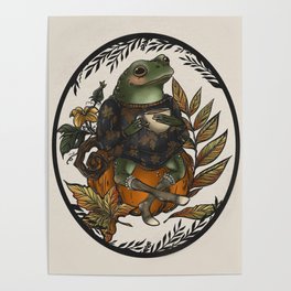 Toad’s autumn Poster