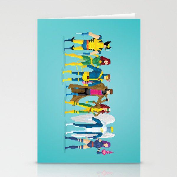 Pixel Mutants Stationery Cards