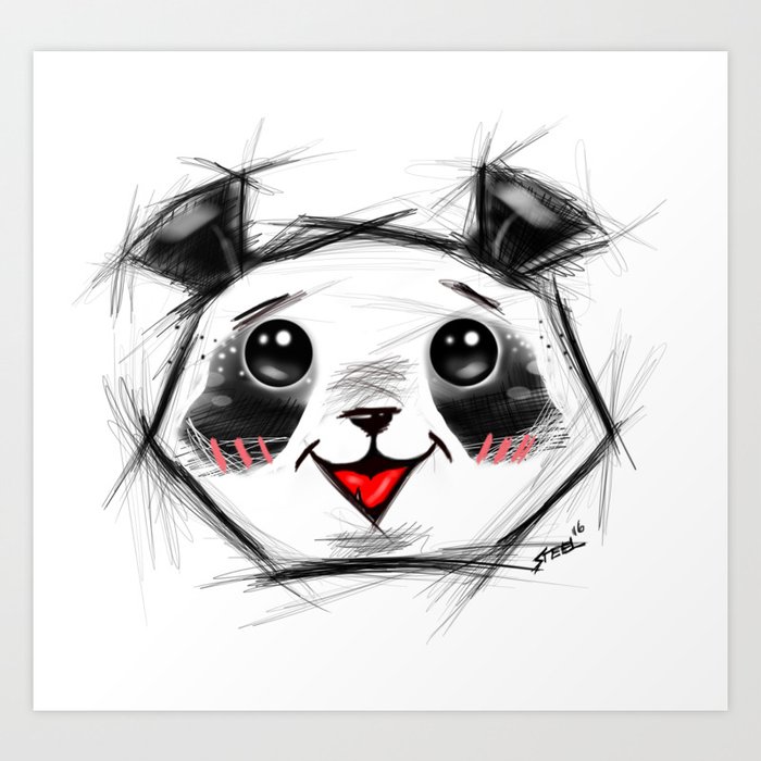 pencil drawings of cute pandas