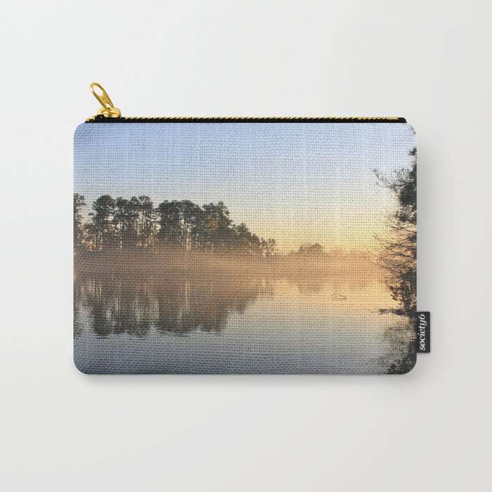 Misty Lake in Color Carry-All Pouch