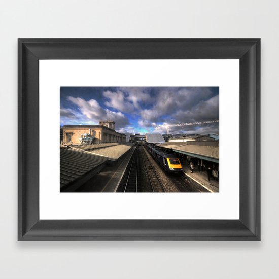 All change at Reading Framed Art Print
