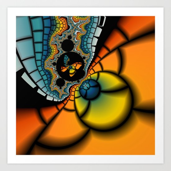 Fractal Cacoon Art Print