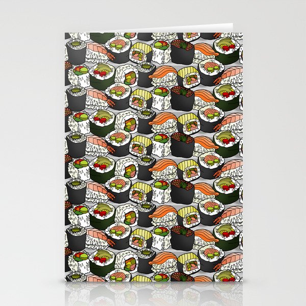 Endless Sushi  Stationery Cards