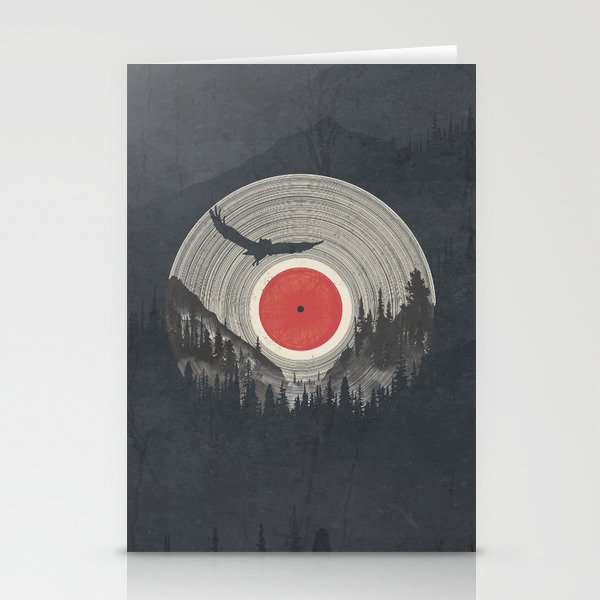 Forest Silence Vinyl Stationery Cards