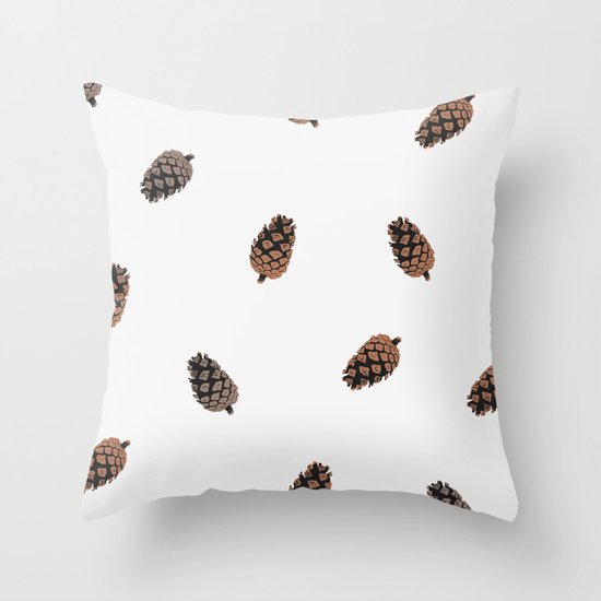 Cone Pattern Throw Pillow