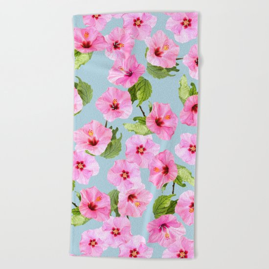 Ibiscus Dance Beach Towel