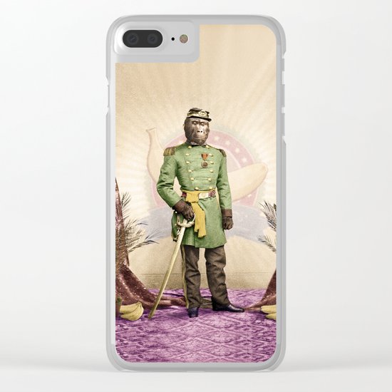 General Simian of the Glorious Banana Republic Clear iPhone Case