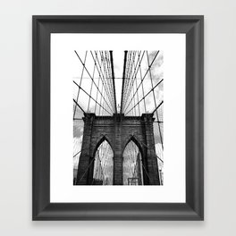 Brooklyn Bridge - New York City 2009 Gerahmter Kunstdruck