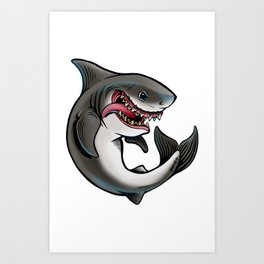 Shark Jaw Art Prints to Match Any Home's Decor | Society6