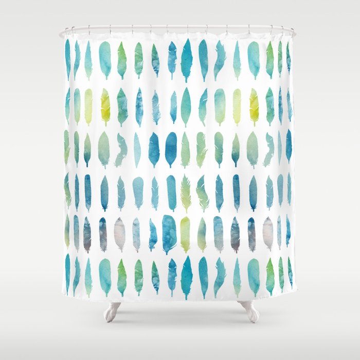 Light as Feathers Shower Curtain