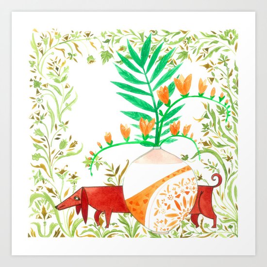 The Garden Art Print