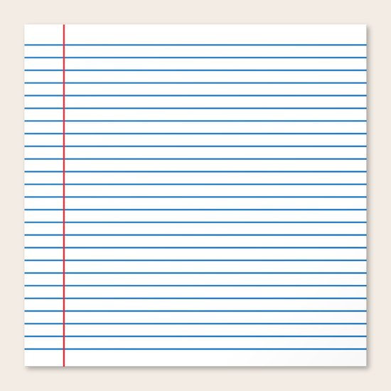 lined paper canvas print by digitalpeanut society6