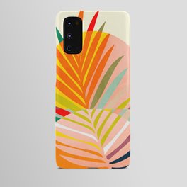 minimal leaf tropical spring Android Case