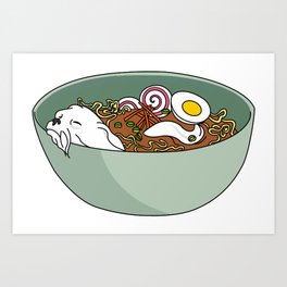 Ramen Boi Art Print