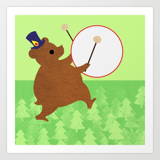 Circus Bears IV Art Print