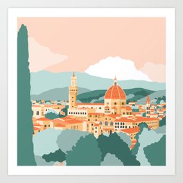 Florence, Italy  Art Print